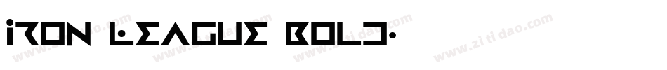 Iron League Bold字体转换